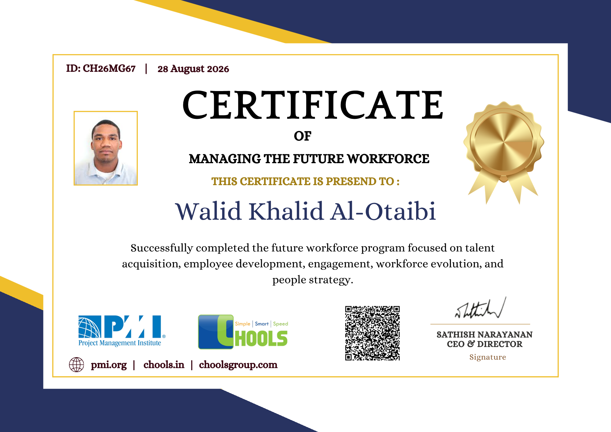 Management Programs Certificate